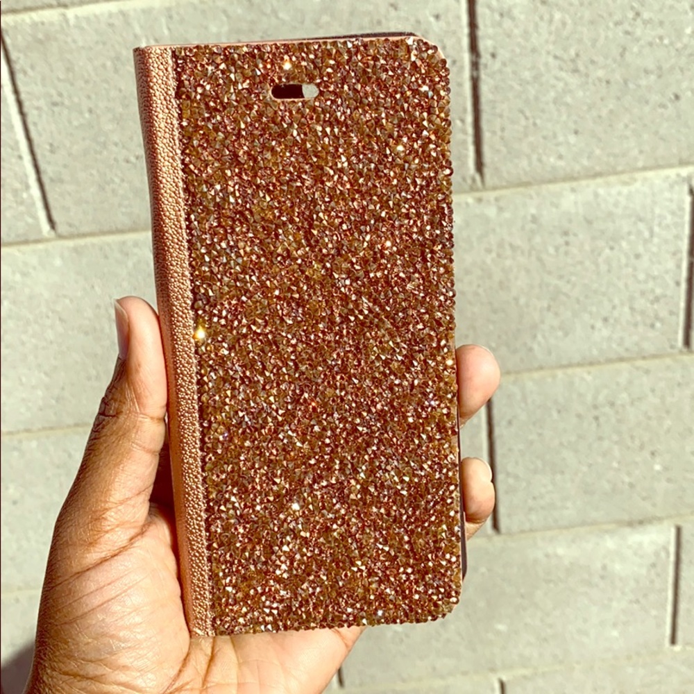 Rose Gold iPhone 7/8 Plus Wallet Case